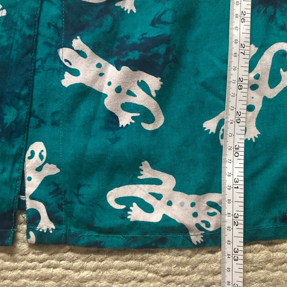 Vintage Bali Moon Kidz Girls Batik Gecko Lizard Dress Large 12-14 90's Y2K - Picture 10 of 12